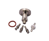 Connecteur à bride EIA 7/8 pouces avec connecteur coaxial RF femelle N, adaptateur de connecteur prise-fiche à impédance 50 ohms
