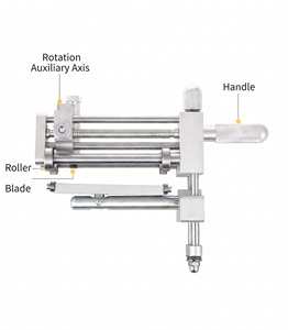 Роторный скребок 63-400 мм для полиэтиленовых газовых труб - Профессиональный инструмент для удаления слоя окисления - Product Image 1