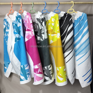 Wearable Bath <strong>Towel</strong> Skirt Custom Printing Logo Changing Clothes Kilt Spa <strong>Wrap</strong> <strong>With</strong> <strong>Velcro</strong> Button - Product Image 6