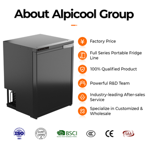 Alpicool CR65 <b>Mini</b> Fridge <b>Freezer</b> 65L Capacity With 12V 24V 220V Outdoor Camping OEM/ODM CR65 12v Upright Refrigerator CR65 CR65 - Product Image 5