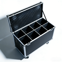 Valise de transport en aluminium durable de grande taille, fabriquée sur mesure par l'usine de Ningbo, Chine, avec roulettes