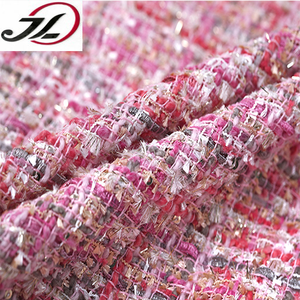 Vente directe d'usine tissus d'automne et d'hiver <span class=keywords><strong>tissu</strong></span> de <span class=keywords><strong>tweed</strong></span> de tissage de soie brillante pour pardessus - Product Image 1