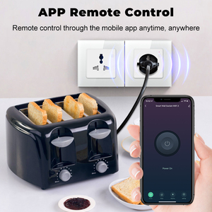 <span class=keywords><strong>SMATRUL</strong></span> Monitor de potencia 16A <span class=keywords><strong>WiFi</strong></span> enchufe de pared para Tuya Smart Life Control de voz Alexa Google Home <span class=keywords><strong>Wifi</strong></span> enchufe EE. UU. UE Reino Unido enchufe - Product Image 2