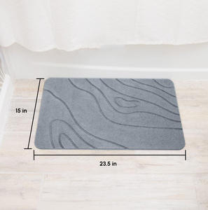 Tapis de bain en diatomite naturelle, écologique, personnalisé, à absorption rapide, pour la douche - Product Image 2