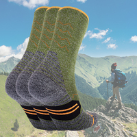 Top Qualité Ski Athlétique Chaussettes Sports De Plein Air Épais Mollet Haut Équipage Australien Laine Travail Chaussettes En Gros