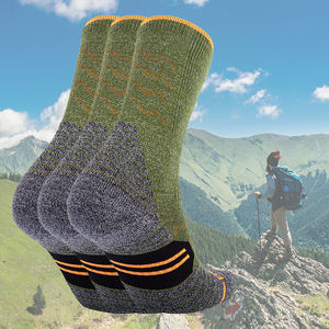 顶级滑雪运动袜户外运动厚小腿高船员澳大利亚羊毛工作袜批发 - Product Image 6