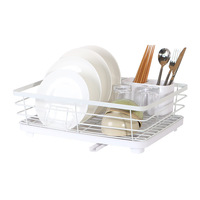 Égouttoir à vaisselle simple couche pour assiettes et bols, avec égouttoir intégré, support de rangement, prix usine