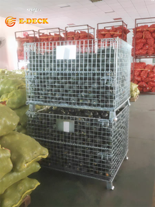 Conteneur de stockage en fil de zinc pliable et portable, fabricant en Chine - Product Image 6