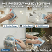 Superaser – Chiffon éponge écologique personnalisé pour le nettoyage de la cuisine