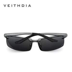 Veithdia Men's Aluminum Magnesium Sunglasses Polarized Grey Lens <b>For</b> Fishing Driving Outdoor Sports 6510 - Product Image 4