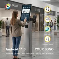 Terminal interactif multi-services avec écran tactile, imprimante, scanner, caméra, prise en charge RFID pour kiosque commercial en libre-service