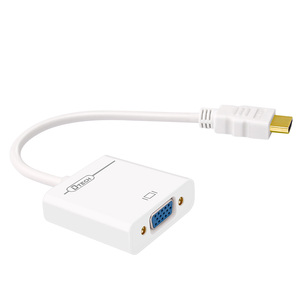 <span class=keywords><strong>Cavo</strong></span> adattatore DTECH HD HD <span class=keywords><strong>hdmi</strong></span> <span class=keywords><strong>maschio</strong></span> singolo a vga <span class=keywords><strong>femmina</strong></span> in cavi audio e video chip plug and play in-set - Product Image 2