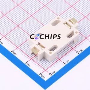 BS-0603-SA-4W Button & Strip Battery Connector SMD Connector Battery Holder CR2032 Phosphor Bronze Tin - Product Image 2