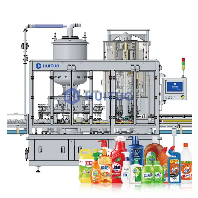 Automatic bottle liquid filling and capping monoblock machine