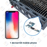 Caja para Granja de Teléfonos para Gestión Múltiple, 40/60 Puertos, Panel de Control de Placa Base OTG/USB para Configuración de Bots de Redes Sociales y Control de SIM/WIFI