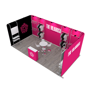 Le support accrochant d'habillement en aluminium léger rayonne la cabine d'exposition de panneau perforé - Product Image 2