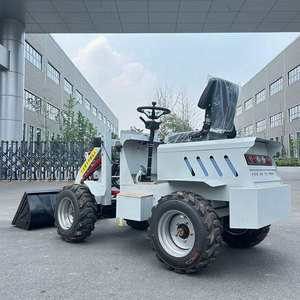 VOLNOS Mini chargeur frontal diesel 4WD avec tarière pour travaux d'aménagement paysager de petite ferme et de montagne - Product Image 6