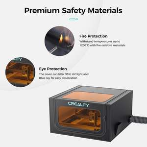 Boîtier de protection pour graveur laser Creality 28,3x25,7x15,7 pouces entièrement fermé avec protection des yeux et isolation contre les fumées - Product Image 4