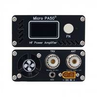 Amplificateur de puissance HF Micro PA50 3 3e génération 50W 3.5 30MHz, amplificateur de puissance portable pour ondes courtes, accessoire radio amateur