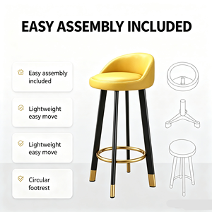<span class=keywords><strong>เก้าอี้</strong></span>พักผ่อนโครงเหล็กสไตล์โมเดิร์นสำหรับใช้ในบ้าน สำนักงาน โรงแรม เฟอร์นิเจอร์ห้องนั่งเล่น หุ้มด้วยหนังเทียมลายผ้าลินินเคลือบแว็กซ์ - Product Image 3