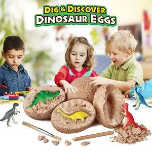 ONTOYS Jouet STEM éducatif précoce Coffret cadeau Science <span class=keywords><strong>de</strong></span> l'aventure Ingénierie Fun Kids Simulation Creuser des fossiles Oeufs <span class=keywords><strong>de</strong></span> dinosaures - Product Image 2