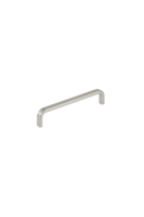Poignée de tiroir de cuisine moderne, carrée, en alliage de zinc nickel brossé, 128 mm, qualité OEM, antirouille, durable