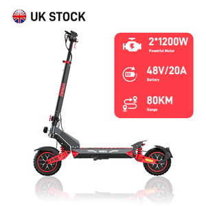 Puissance à double moteur, pour conquérir tous les terrains. Autonomie de 80 km, libérez la puissance de la trottinette électrique. - Product Image 1