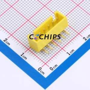 ZX-HA2.54-6PWZ-Y Wire-to-Board Pin Header Bent Lead Through Hole,P=2.5mm Connector 1x6P 2.5mm Right Angle Insert XHB - Product Image 1