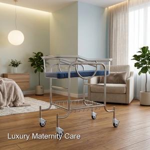 Cuna de Hospital Premium Keling Medical con Altura Ajustable y Barandillas de Seguridad Integradas para Cuidado Neonatal - Product Image 1