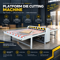Machine de découpe à plat manuelle à faible entretien MQJ, haute efficacité, pour la fabrication de cartons ondulés