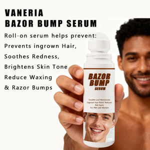 Sérum <span class=keywords><strong>anti</strong></span>-boutons de rasoir, marque privée, soin de la peau biologique avec acide hyaluronique, sans alcool, solution lisse pour les poils incarnés et la rasure - Product Image 2