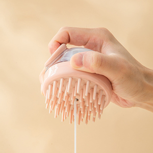 Press the shampoo, massage the <b>brush</b>, head bath <b>brush</b>, head grabber, silicone shampoo, bath <b>brush</b>, clean the <b>scalp</b>. - Product Image 5