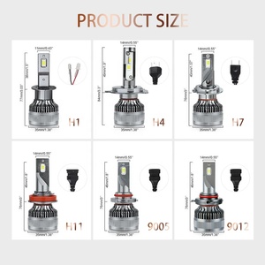 Venta caliente H4 H3 UGF6 luz LED de coche para Toyota 12V 80V 18000LM 6500K Compatible para VW <span class=keywords><strong>Beetle</strong></span> H4 H7 H11 9005 LED Para Auto UGGV - Product Image 5