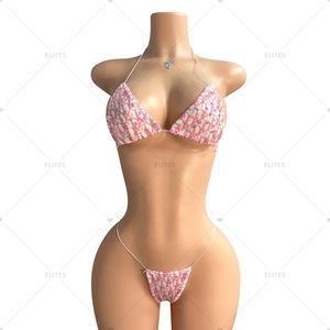 ELITES Bikini Sexy de Qualité Supérieure avec Gros Diamants pour Filles Vêtement de Danse Exotique - Product Image 2