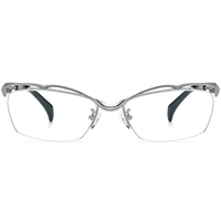 Gafas Borregls de Titanio para Hombre, Diseño 2025, Montura Semi-Rimless, Ligeras, Cuadradas, Modelo 185762