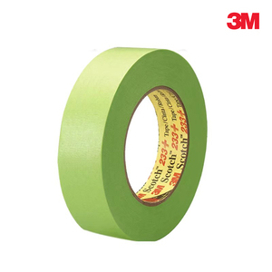 Ruban <span class=keywords><strong>de</strong></span> <span class=keywords><strong>masquage</strong></span> en papier crépon vert haute performance pour peinture automobile 3 mm 233+ - Product Image 1