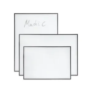 Customizable Glass Magnetic Dry Erase Board Aluminum Frame Magnetic Glass Board For Home Office School