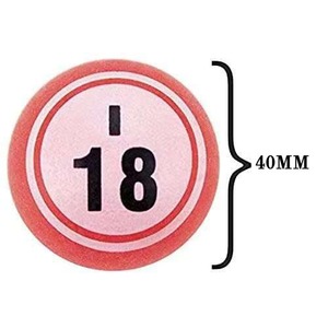 เครื่องบิงโกขนาดเล็กแบบพกพา1-75เครื่องล็อตเตอรี่ตั้งโต๊ะปรับแต่งได้อย่างมืออาชีพ - Product Image 6