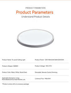 Thông minh hiện đại LED trần ánh sáng 600 mét siêu mỏng Flush núi CCT màu có thể thay đổi Wifi tuya app điều khiển acrylic cho nhà/văn phòng - Product Image 6