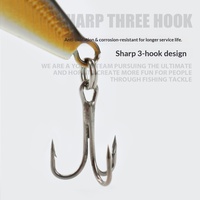 Leurre flottant micro-organisme 60mm 4g en ABS, leurre dur pour gros poissons, vente en gros, pour achigan, truite, brochet, leurre de pêche plongeant en eau profonde