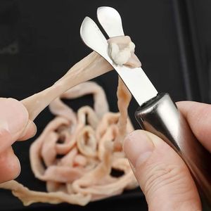 Outil d'ouverture intestinale en acier inoxydable pour volailles, avec conception à double fonction pour ouvrir et couper les intestins - Product Image 4
