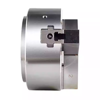 Mandrin hydraulique rotatif à trois mors de 10 pouces, à alésage plein, haute vitesse, manuel, dureté HRC50, 4000 tr/min, mâchoires trempées disponibles