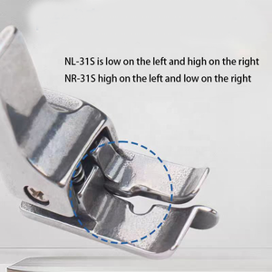 NR-31S NL-31S destro/sinistro punto in fosso piedino guida per punto croce industriale accessori per macchina da cucire Pack vita - Product Image 4