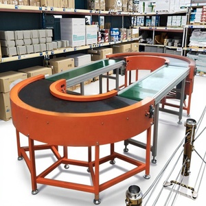 Sistema di Nastri Trasportatori Curvi a 180 Gradi a Basso Costo, Varietà di Angoli, Nastro Trasportatore in PVC con Certificazione CE - Product Image 4