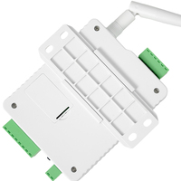 Contrôleur de surveillance de la température et de l'alimentation 4G ABS industriel WH-500T avec 2 entrées numériques NC/NO, 2 sorties relais, sortie sirène