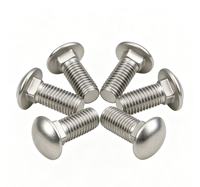 Boulon de chariot en acier inoxydable 304 316 à tête ronde et col carré pour quincaillerie extérieure et clôtures en bois – Approvisionnement direct usine