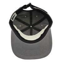 Vintage ongestructureerde 6-panel snapback pet voor unisex, zachte bovenkant, platte korte klep, baseballcap met aangepaste geborduurde logo