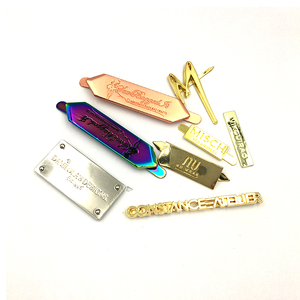 Diseño personalizado <span class=keywords><strong>Metal</strong></span> Craft bolso Logo placa <span class=keywords><strong>Metal</strong></span> marca etiqueta Logo para bolsa - Product Image 6