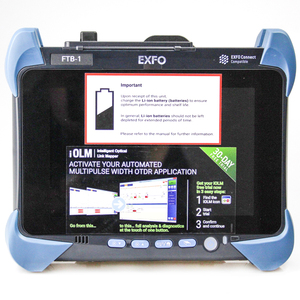 EXFO FTB-1 PRO 750c-SM1 สำหรับเมโทร/การเชื่อมต่อทางไกล 1310/1550 นาโนเมตร 46/45 เดซิเบล - Product Image 1