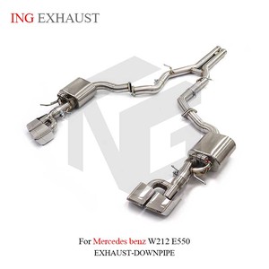 Ing thép không gỉ hệ thống ống xả catback cho Mercedes Benz W212 <span class=keywords><strong>E550</strong></span> với hiệu suất dòng chảy cao Tự động chuyển các bộ phận đường ống - Product Image 3